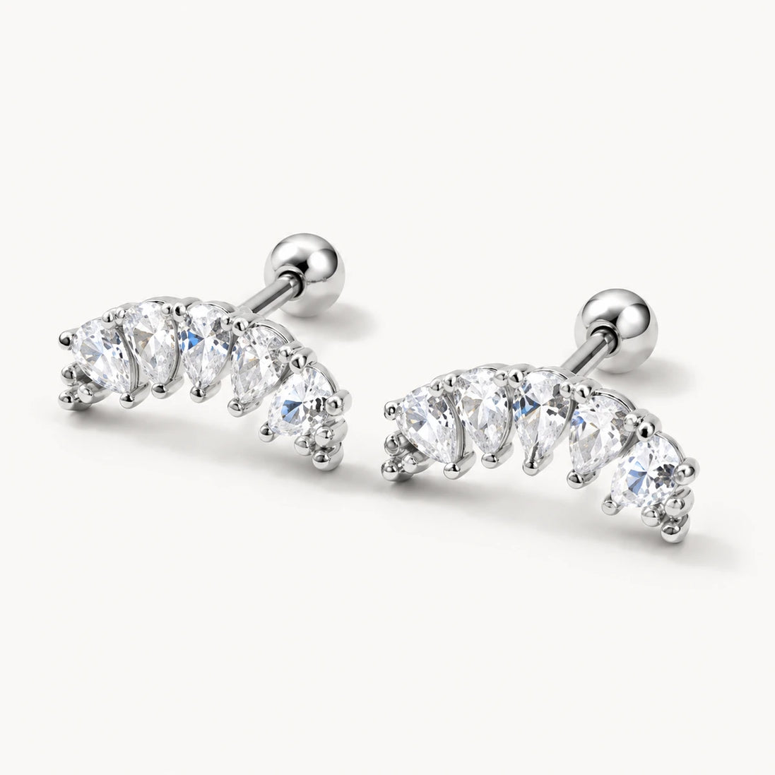 Celeste Cascade Ear Climbers