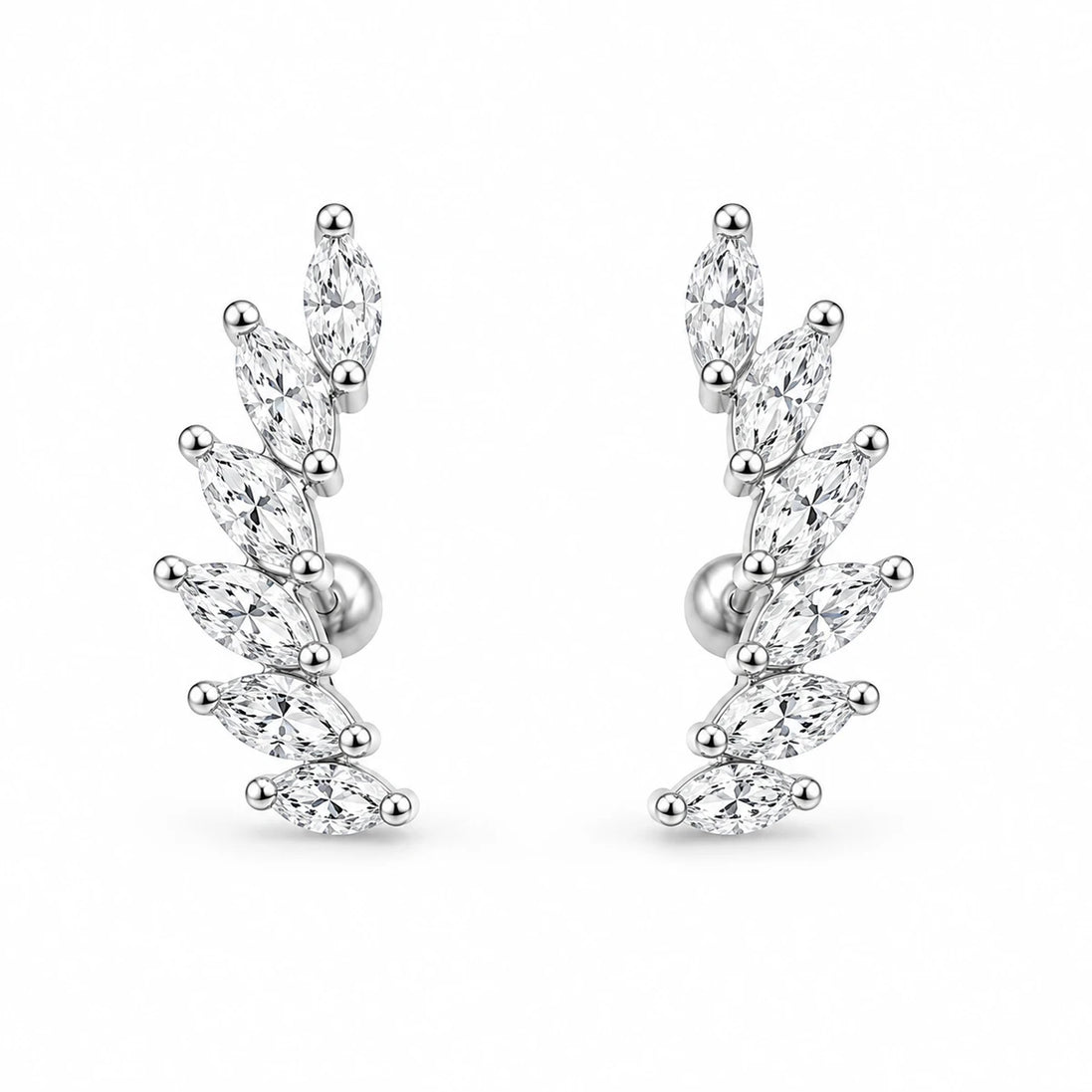 Laurel Spark Ear Climber Earrings