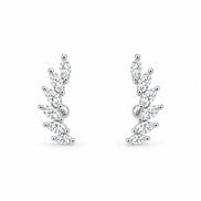Laurel Spark Ear Climber Earrings