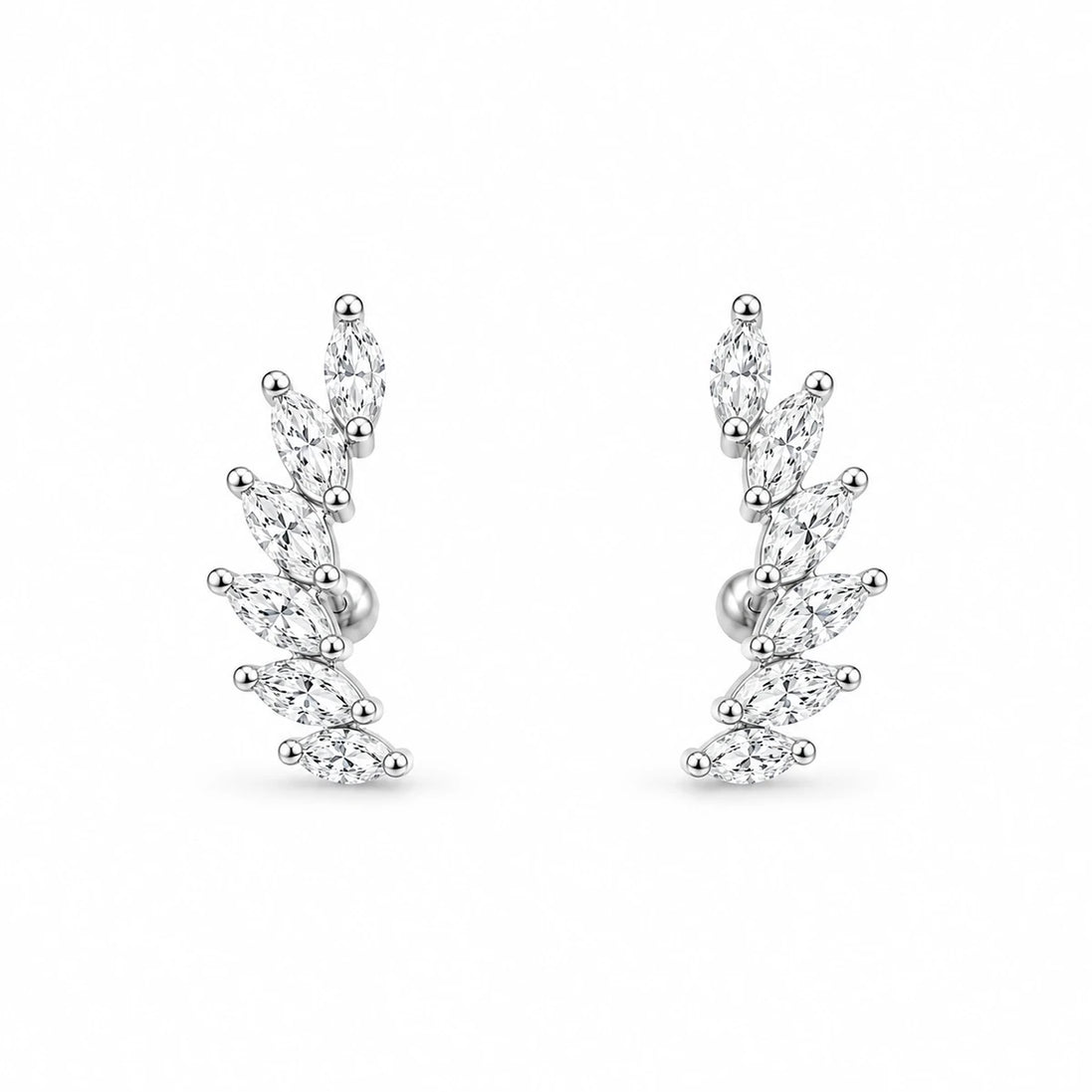Laurel Spark Ear Climber Earrings