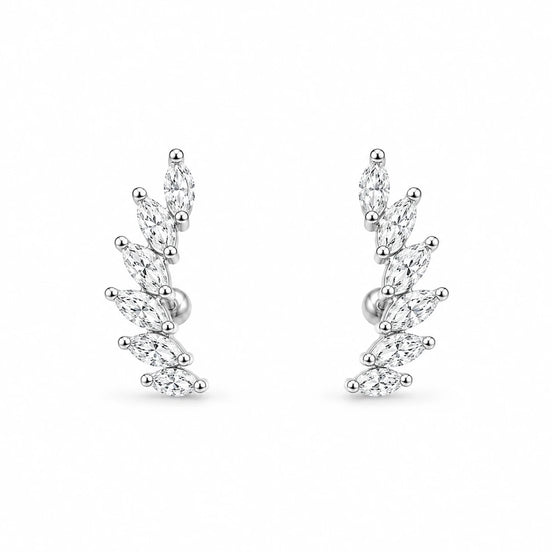 Laurel Spark Ear Climber Earrings