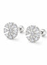 Frost Bloom Snowflake Stud Earrings