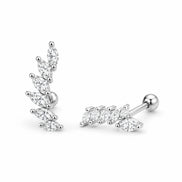 Laurel Spark Ear Climber Earrings
