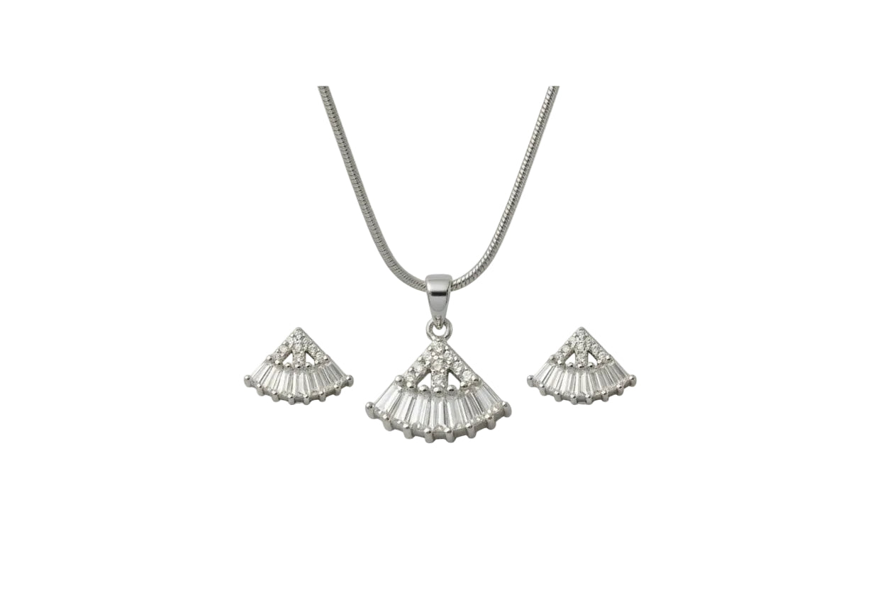 Radiant Fan Pendant Set