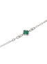 Emerald Clover Charm Bracelet