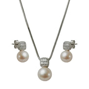 Silver 5.8Classic Pearl Drop Set