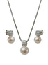 Silver 5.8Classic Pearl Drop Set