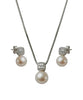 Silver 5.8Classic Pearl Drop Set