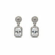 Silver Classic Solitaire Pendant Set