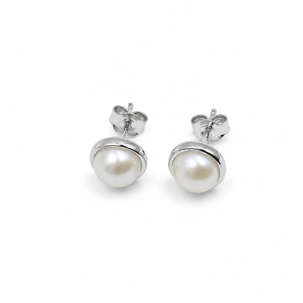 Aurelia Freshwater Pearl Stud Earrings