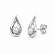 Elysian Pearl Stud Earrings