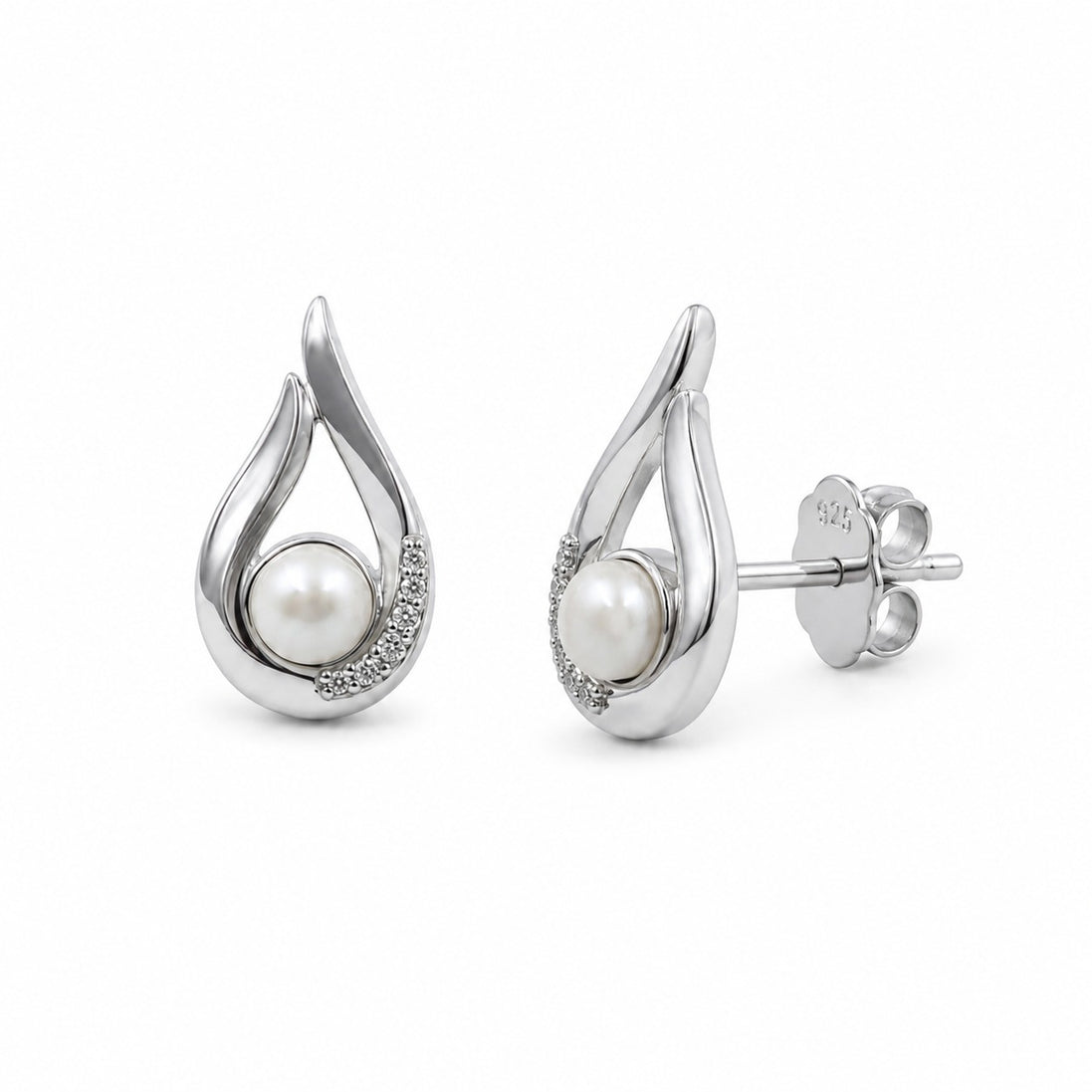 Elysian Pearl Stud Earrings