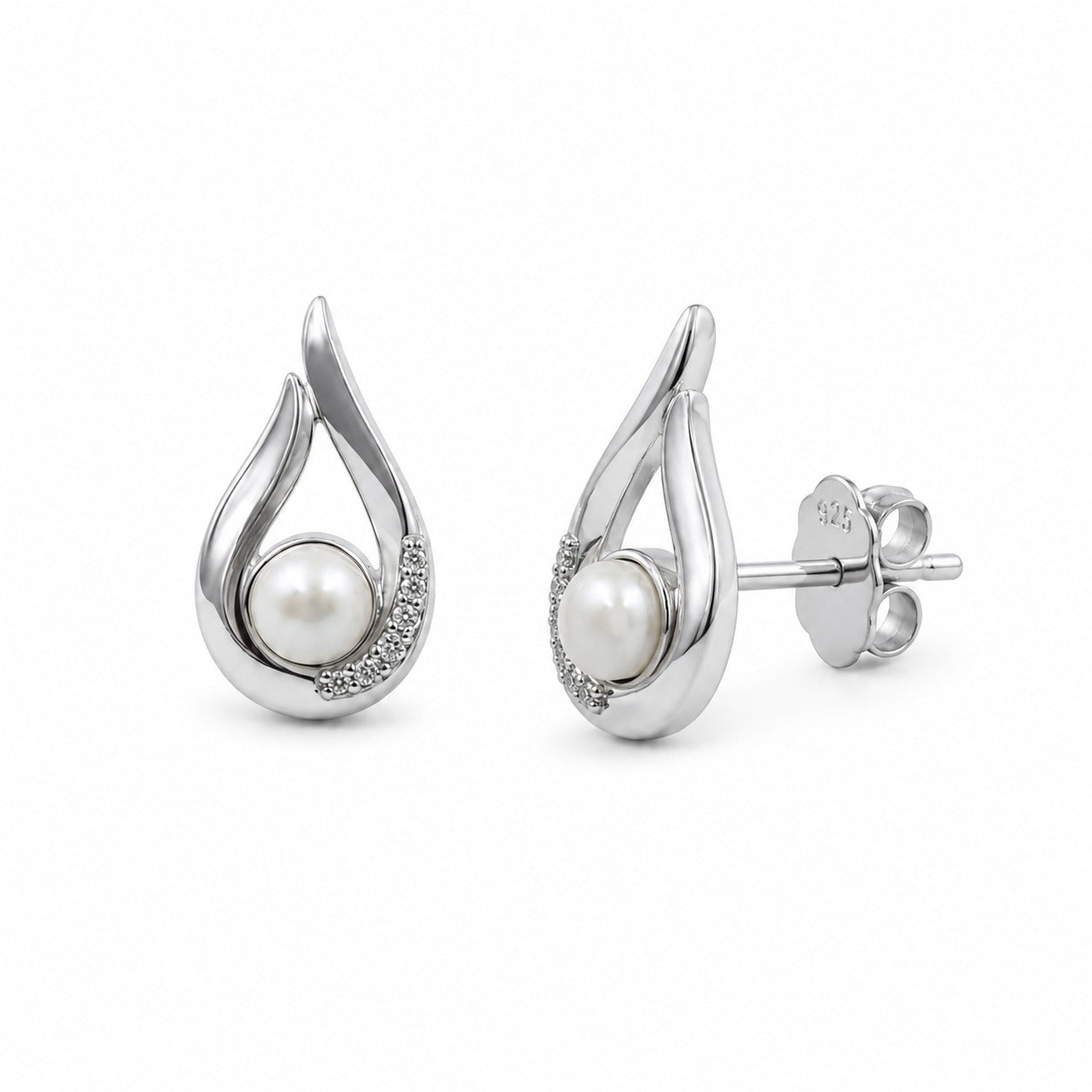 Elysian Pearl Stud Earrings