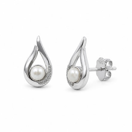 Elysian Pearl Stud Earrings