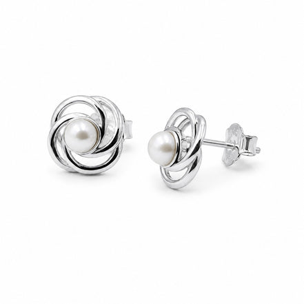 Celeste Freshwater Pearl Stud Earrings