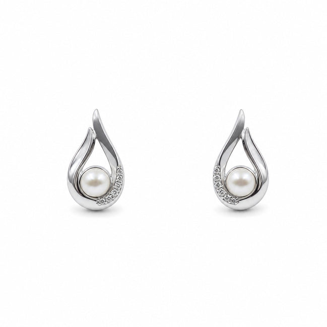 Elysian Pearl Stud Earrings