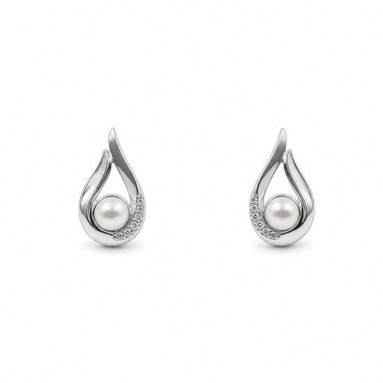 Elysian Pearl Stud Earrings