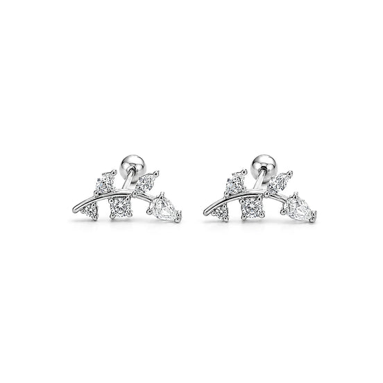 Luna Vine Screw Back Studs