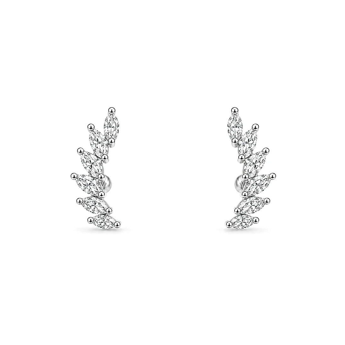 Laurel Spark Ear Climber Earrings