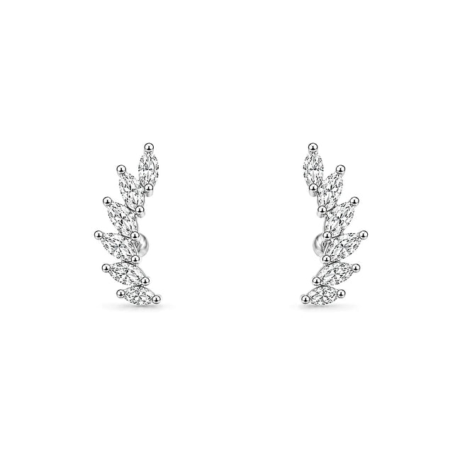 Laurel Spark Ear Climber Earrings