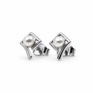 Pearl Prism Stud Earrings