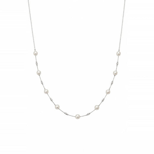 Pearl Station Necklace
