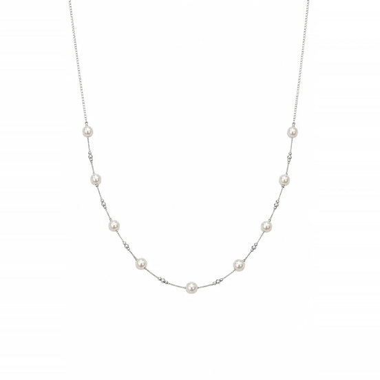 Pearl Station Necklace