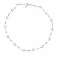 Pearl Station Necklace