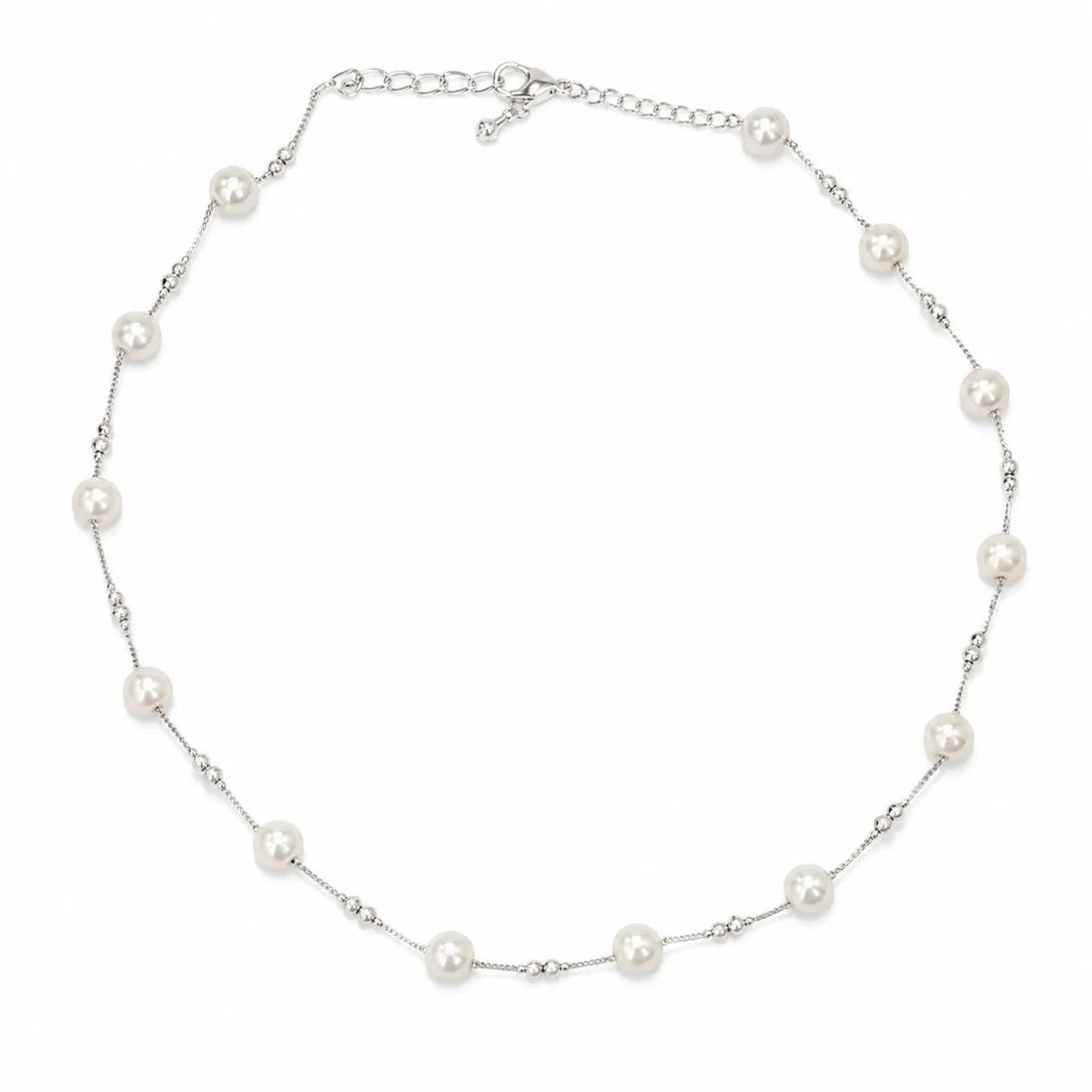 Pearl Station Necklace
