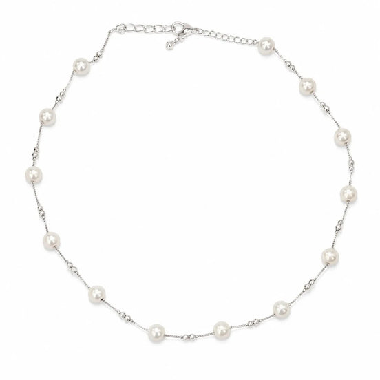 Pearl Station Necklace