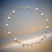 Pearl Station Necklace
