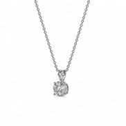 Bow Solitaire pendant