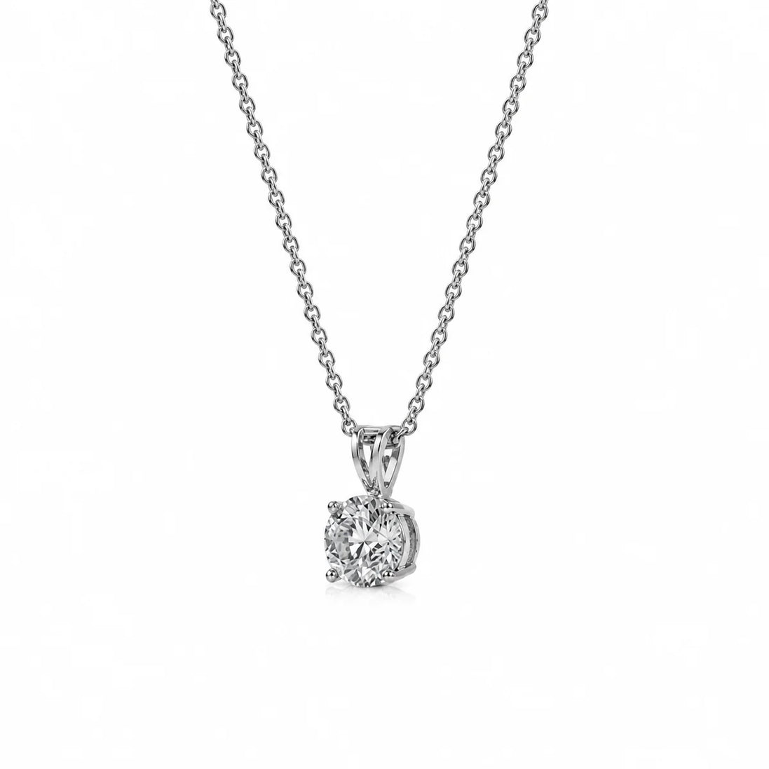 Bow Solitaire pendant