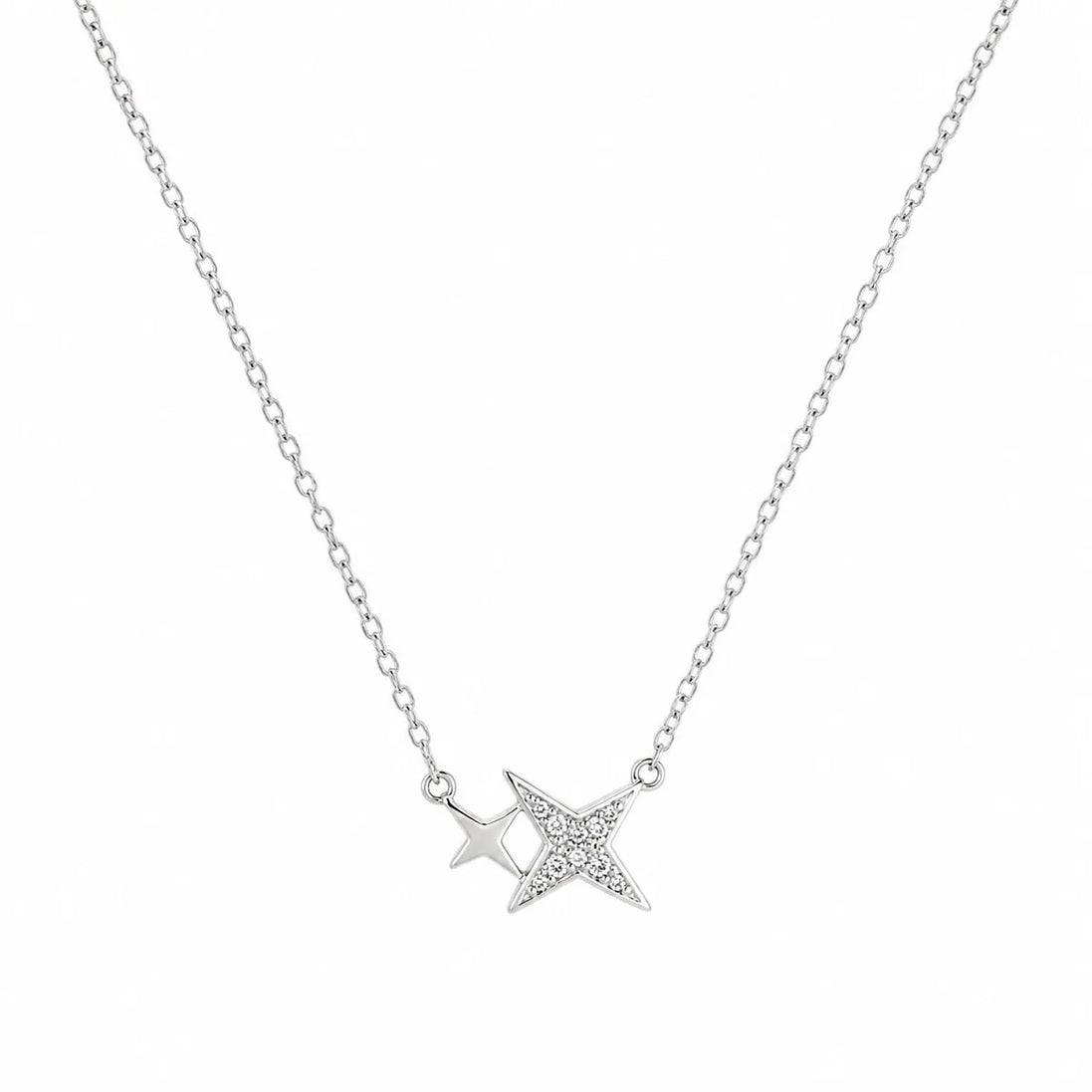 Celeste Twin Star Necklace