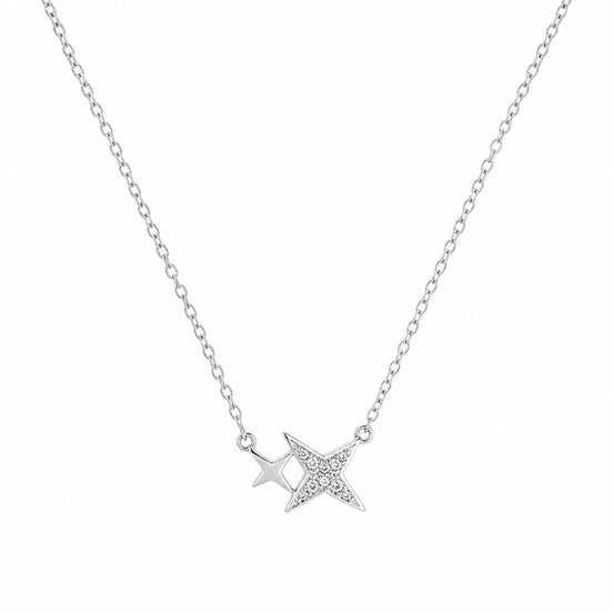 Celeste Twin Star Necklace