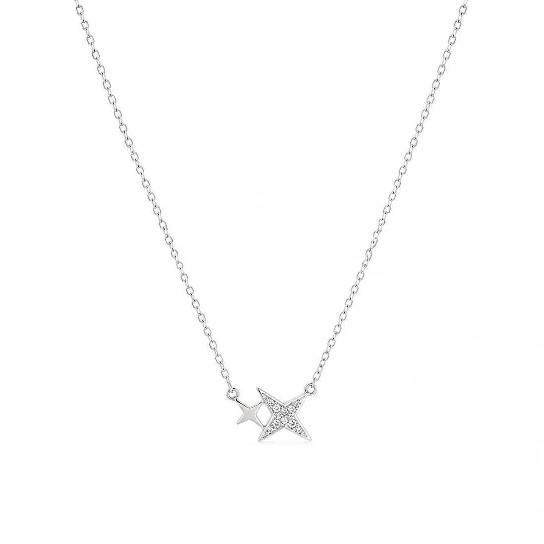 Celeste Twin Star Necklace