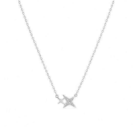 Celeste Twin Star Necklace