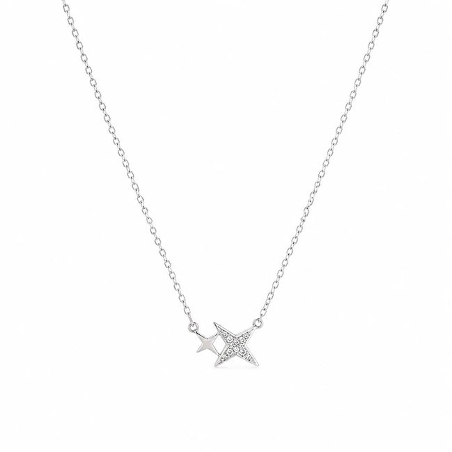 Celeste Twin Star Necklace