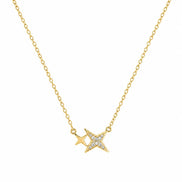 Celeste Twin Star Necklace