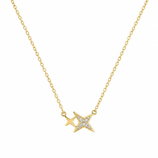 Celeste Twin Star Necklace