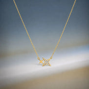 Celeste Twin Star Necklace