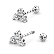 Nova Trio Screw Back Studs