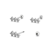Trinity Spark Screw Back Studs