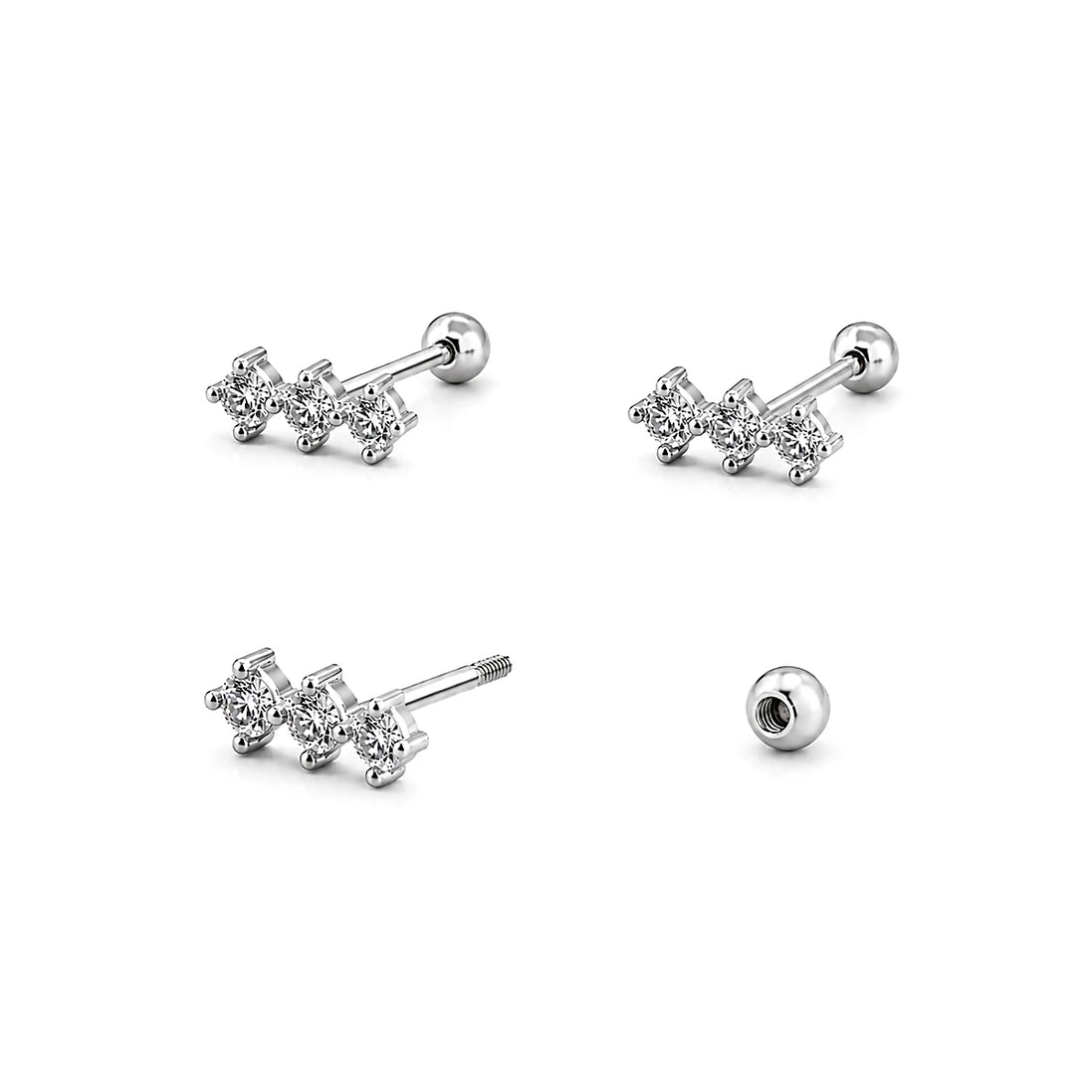 Trinity Spark Screw Back Studs