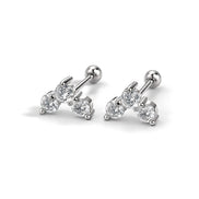 Nova Trio Screw Back Studs