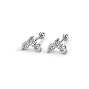 Nova Trio Screw Back Studs