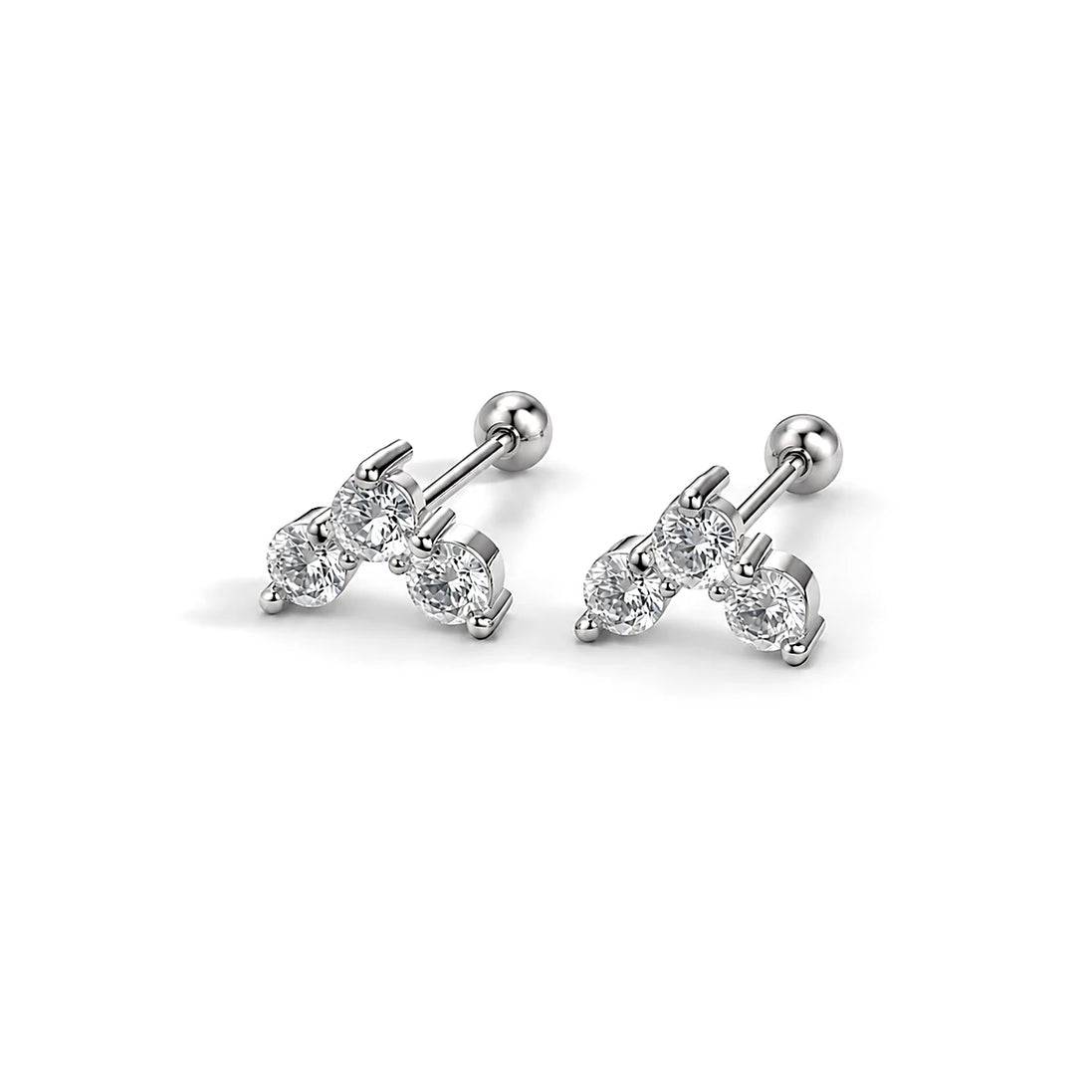 Nova Trio Screw Back Studs