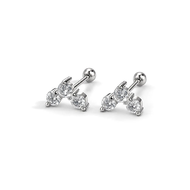 Nova Trio Screw Back Studs