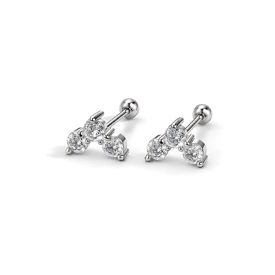 Nova Trio Screw Back Studs
