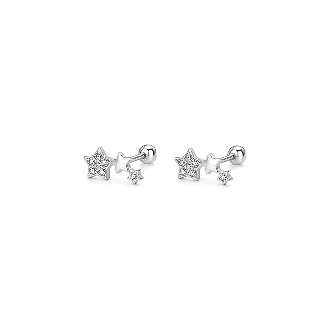 Celestial Trio Screw Back Studs